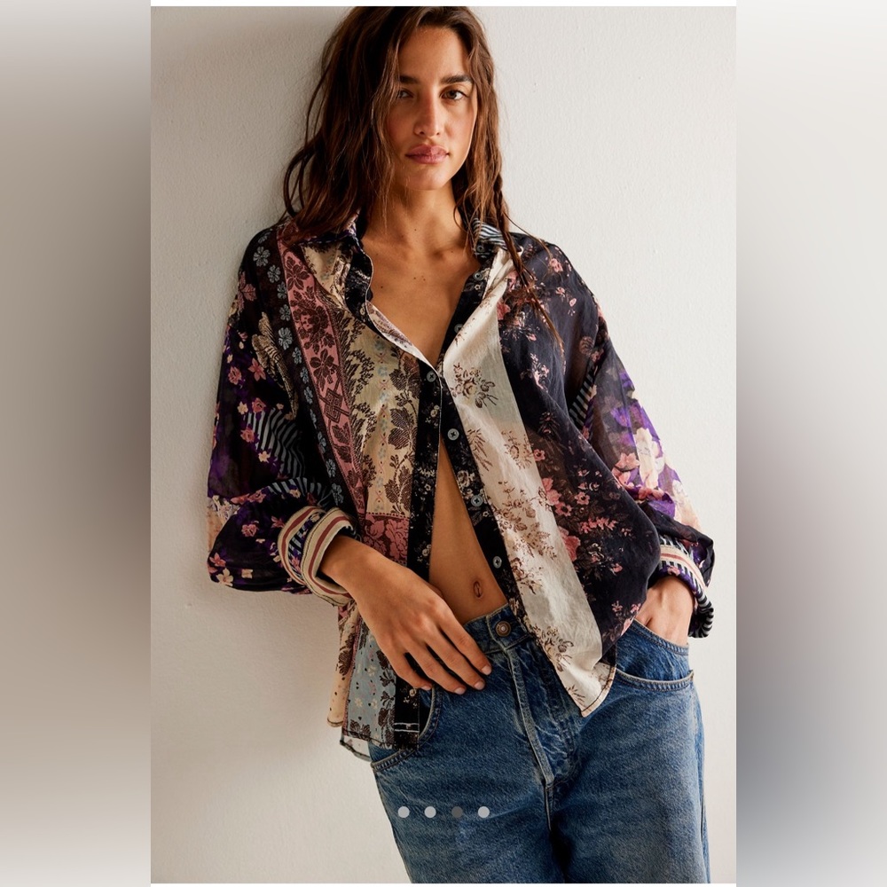 We The Free Flower Patch Top